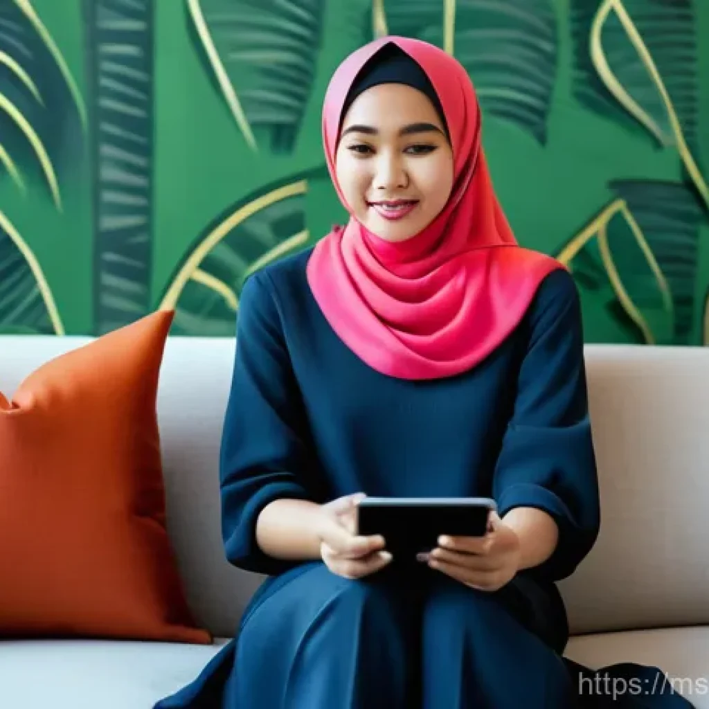 행동재무학의 최신 연구 동향 - **Prompt:** A young Malay woman, in her late twenties, wearing a stylish modest hijab and contempora...