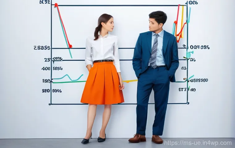 행동재무학적 관점에서의 투자 전략 - **Fear of Missing Out (FOMO) in the Market**
    "A dynamic scene capturing a diverse group of young...